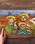 '4 Amigos' Personalized 4 Pet Puzzle