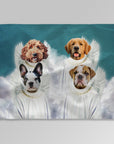 'The Angels' Personalized 4 Pet Blanket