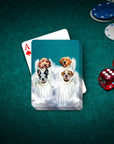 '4 Angels' Personalized 4 Pet Playing Cards