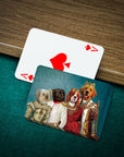 'The Royal Family' Personalized 4 Pet Playing Cards