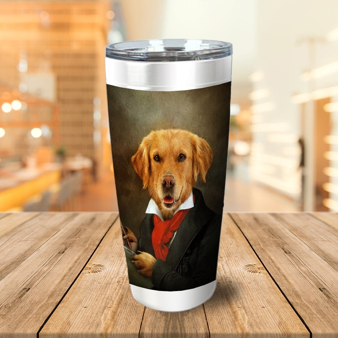 &#39;Dogghoven&#39; Personalized Tumbler