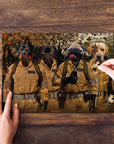 'Dog Busters' Personalized 4 Pet Puzzle
