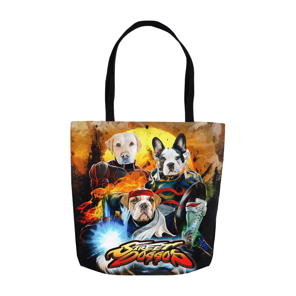&#39;Street Doggos&#39; Personalized 3 Pet Tote Bag