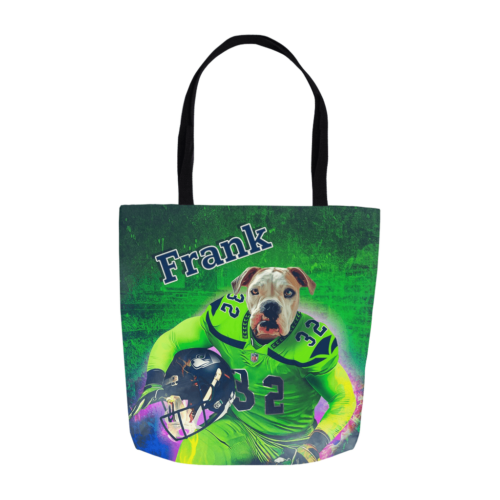 &#39;Seattle Doggos&#39; Personalized Tote Bag