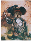 'The Pirate' Personalized Pet Blanket