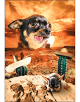 Pósteres personalizados para mascotas 'Desierto mexicano'