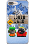 'South Bark' Personalized 2 Pet Phone Case