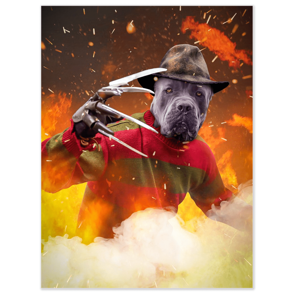 &#39;Freddy Woofer&#39; Personalized Pet Poster