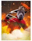 'Freddy Woofer' Personalized Pet Poster