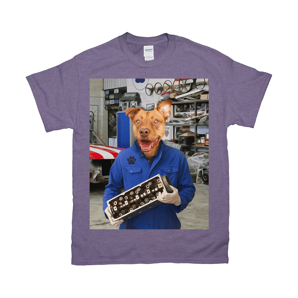 &#39;The Mechanic&#39; Personalized Pet T-Shirt