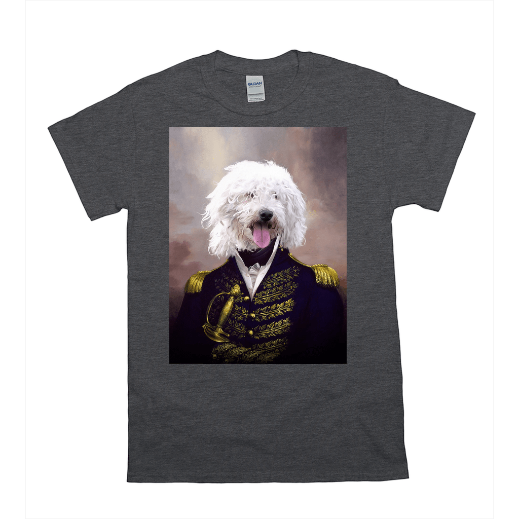 &#39;The Admiral&#39; Personalized Pet T-Shirt