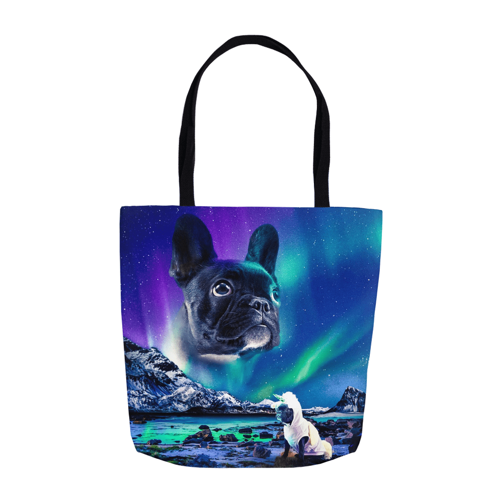 &#39;Majestic Northern Lights&#39; Personalized 2 Pet Tote Bag