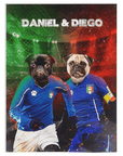 'Italy Doggos' Personalized 2 Pet Blanket