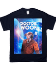 'Dr. Camiseta personalizada para mascotas Woof (masculino)
