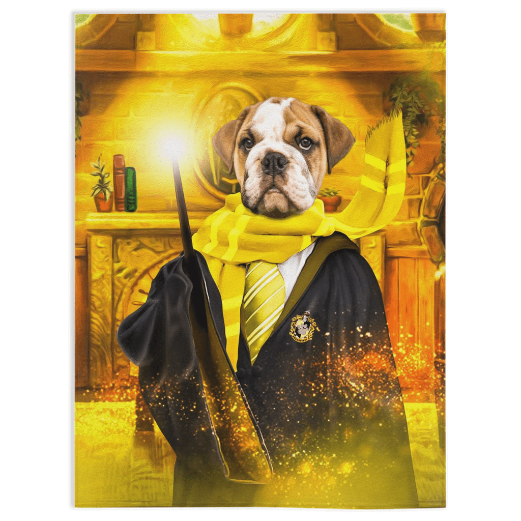 &#39;Harry Dogger (Wooflepuff)&#39; Personalized Pet Blanket