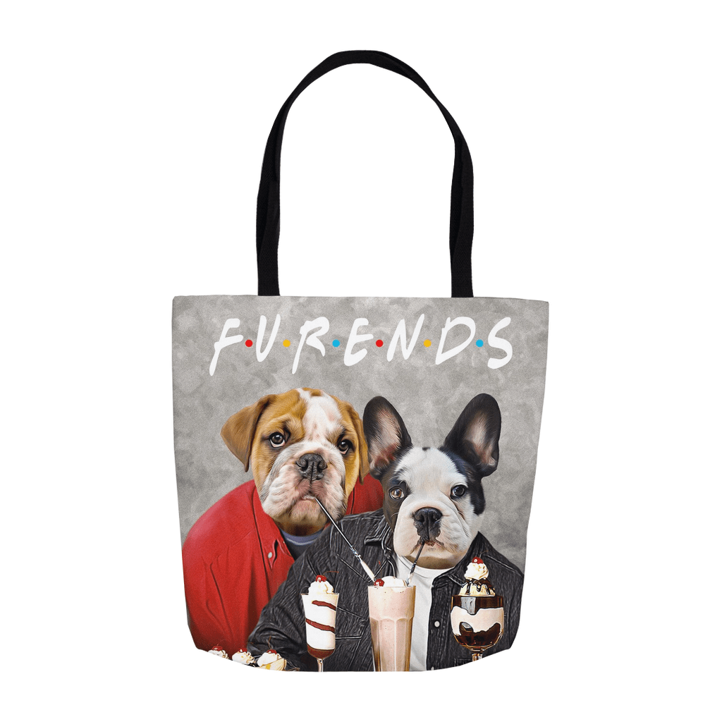 &#39;Furends&#39; Personalized 2 Pet Tote Bag