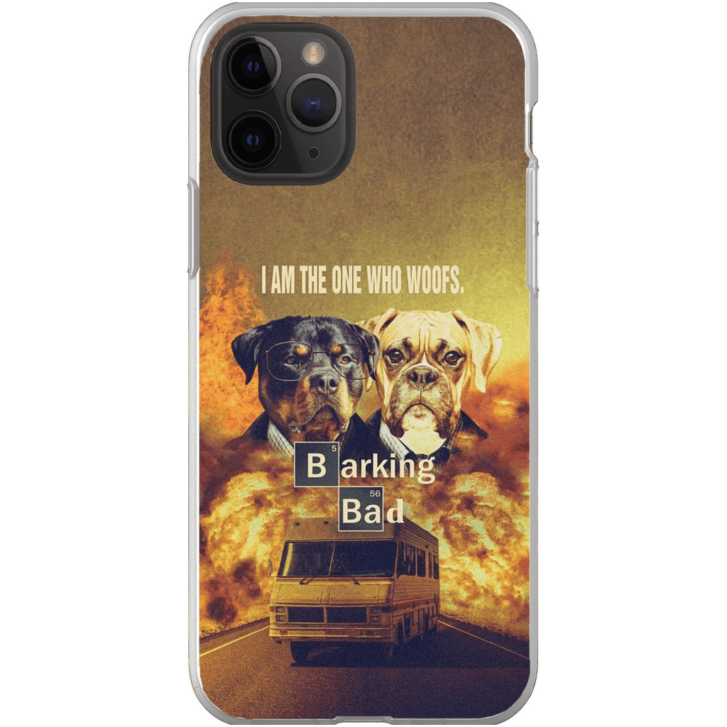 &#39;Barking Bad&#39; Personalized 2 Pet Phone Case