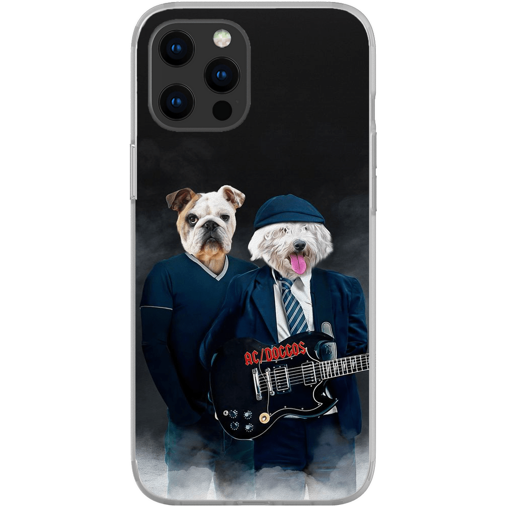 &#39;AC/Doggos&#39; Personalized 2 Pet Phone Case