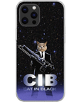 'Cat in Black' Personalized Phone Case