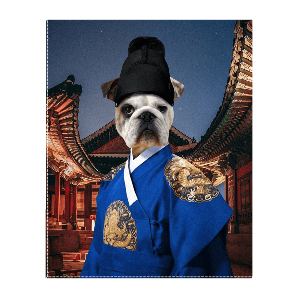 &#39;The Asian Emperor&#39; Personalized Pet Standing Canvas