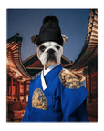 'The Asian Emperor' Personalized Pet Standing Canvas
