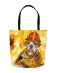 'The Firefighter' Personalized Tote Bag