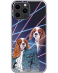 '1980s Lazer Portrait (Female)' Personalized Pet Phone Case