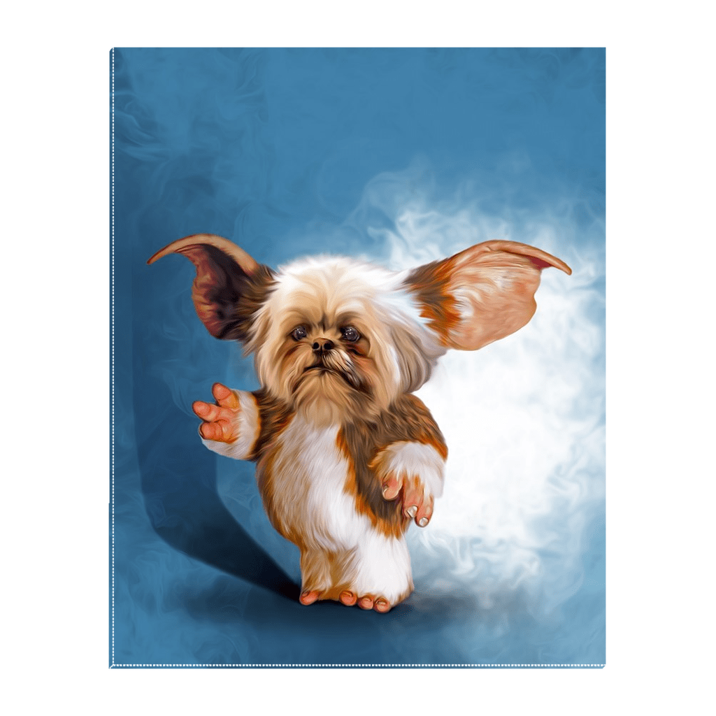 &#39;Gizmo Doggo&#39; Personalized Pet Standing Canvas