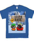 Camiseta personalizada para 2 mascotas 'South Bark' 