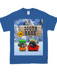 'South Bark' Personalized 2 Pet T-Shirt