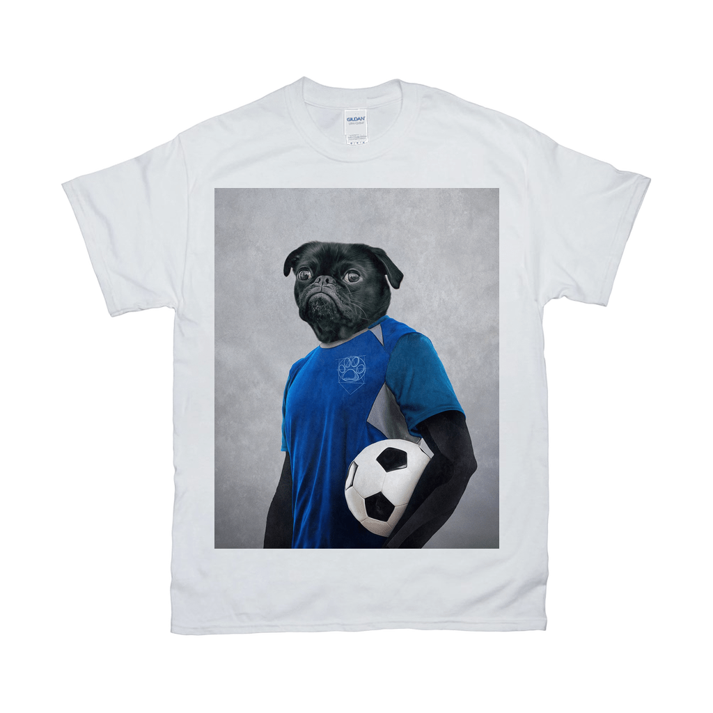 &#39;The Soccer Player&#39; Personalized Pet T-Shirt