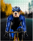 Puzzle personalizado para mascotas 'El ciclista'