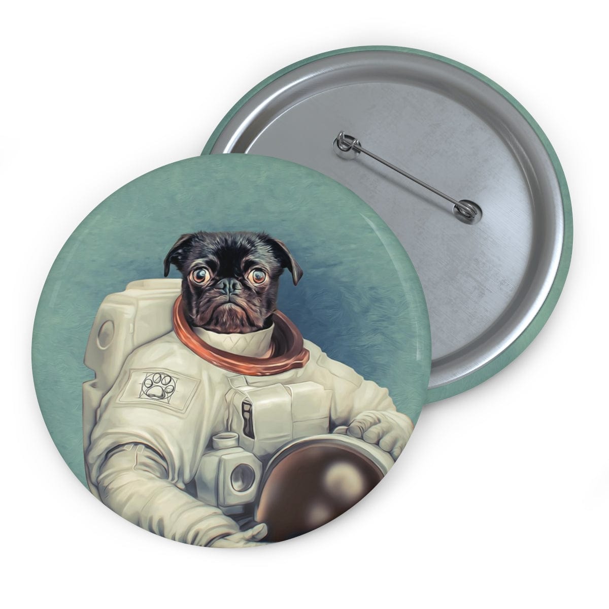 El pin personalizado del astronauta