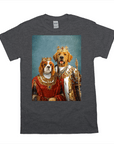 'King And Queen' Personalized 2 Pet T-Shirt