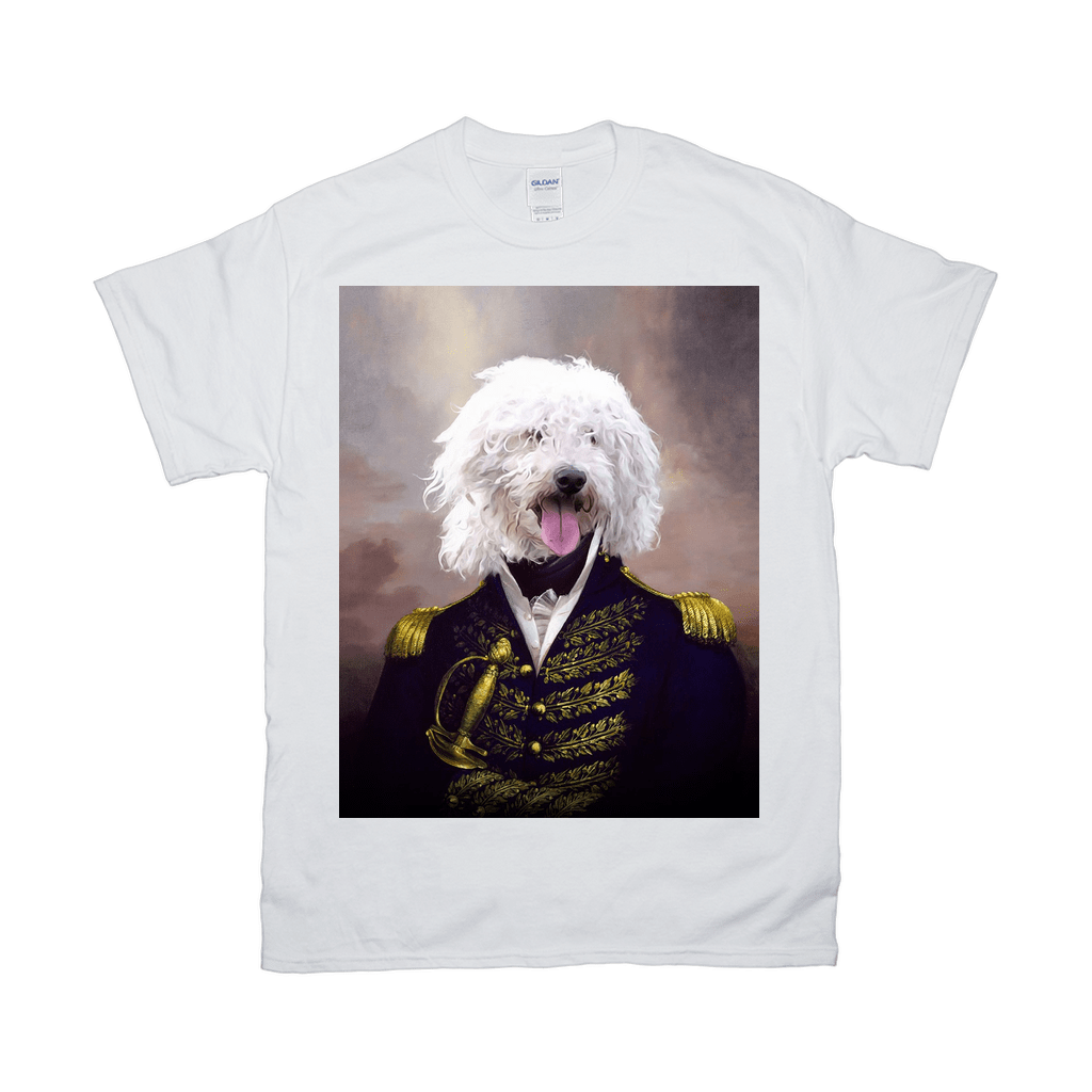 &#39;The Admiral&#39; Personalized Pet T-Shirt