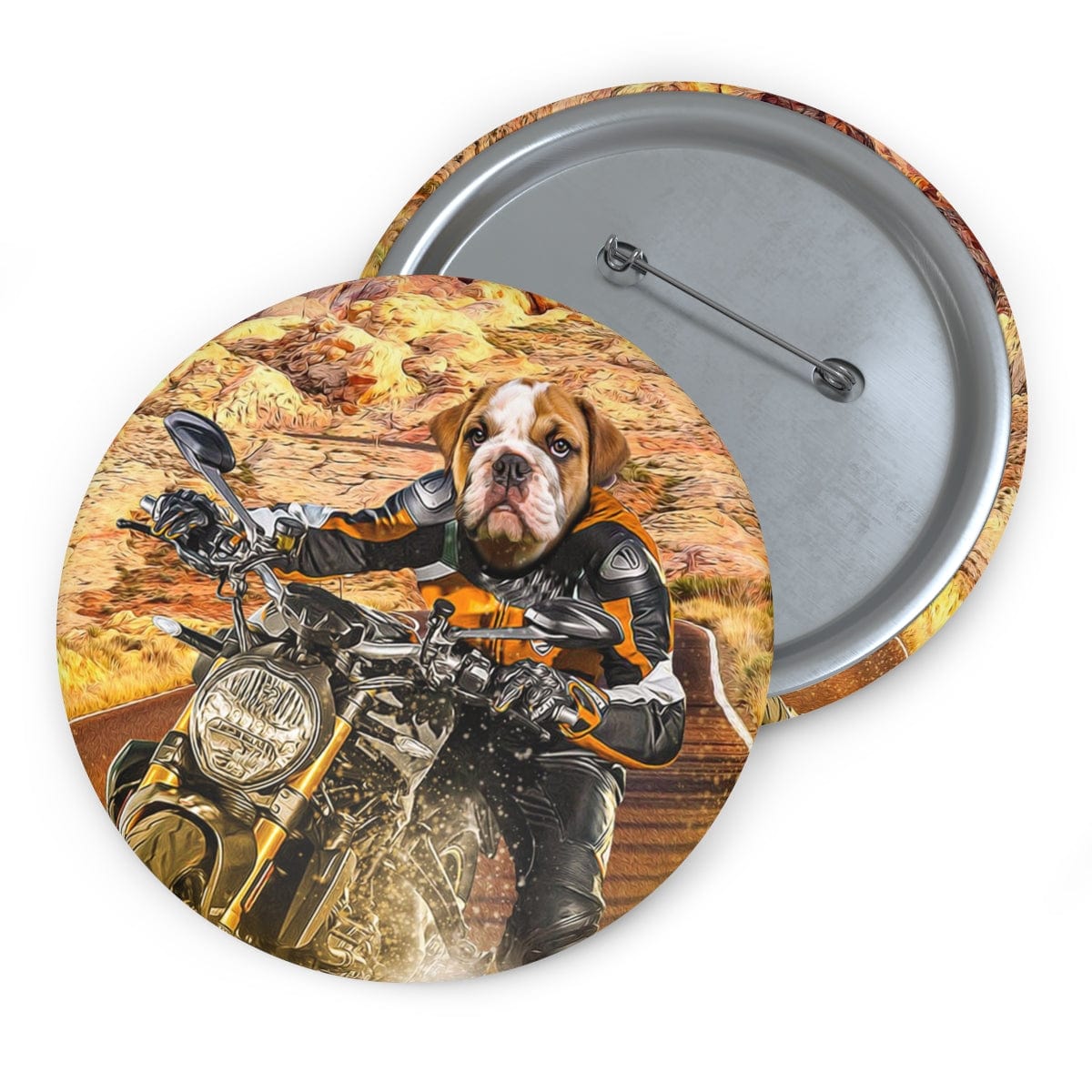 Dogati Rider(s) ( 1 - 2 Pets) Custom Pin