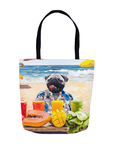 'The Beach Dog' Personalized Tote Bag
