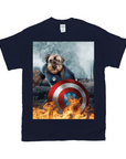 'Captain Doggmerica' Personalized Pet T-Shirt