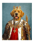 Lienzo personalizado para mascotas 'The King'