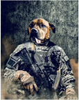 'The Army Veteran' Personalized Pet Puzzle