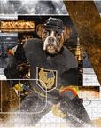 'Las Vegas Doggos Hockey' Personalized Pet Puzzle
