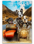 'Harley Wooferson' Personalized 3 Pet Poster