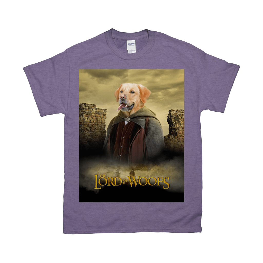 &#39;Lord Of The Woofs&#39; Personalized Pet T-Shirt