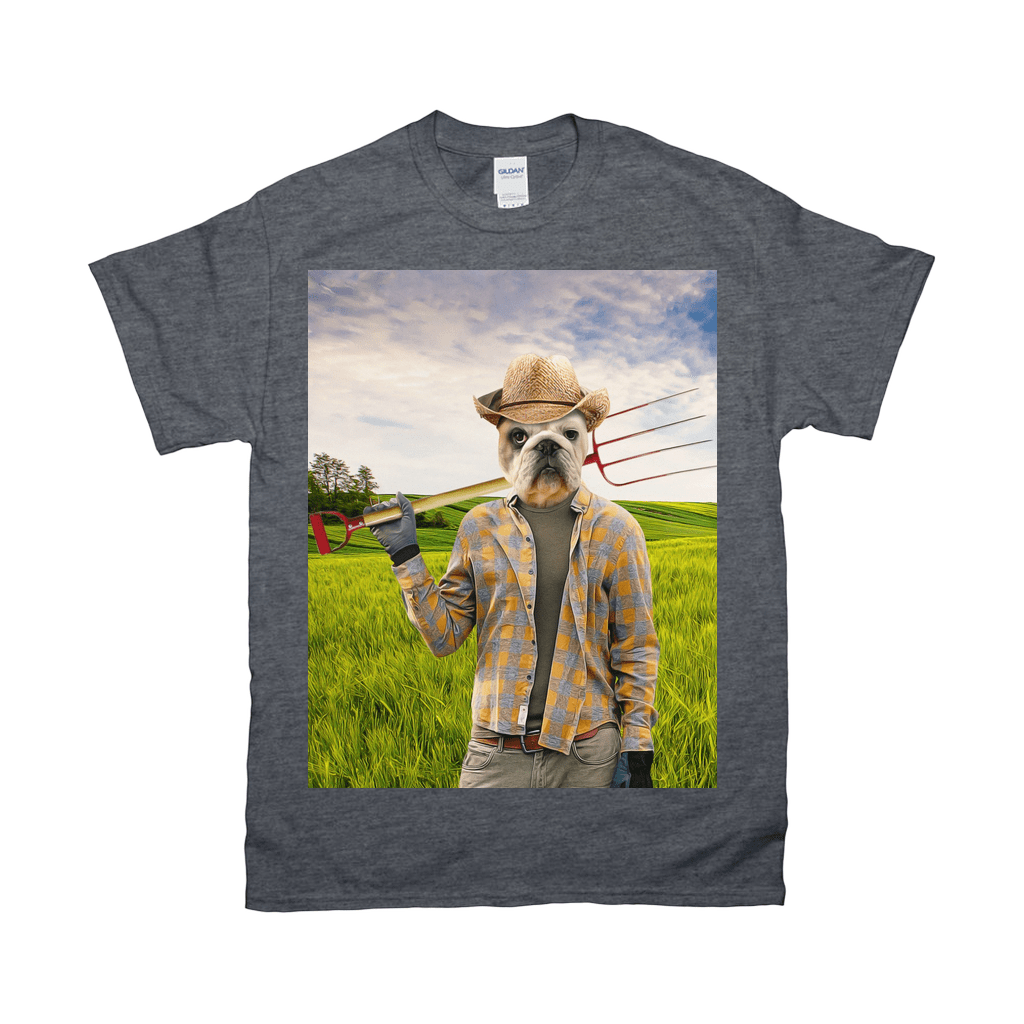 &#39;The Farmer&#39; Personalized Pet T-Shirt