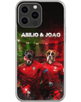 'Portugal Doggos' Funda personalizada para teléfono con 2 mascotas