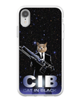 'Cat in Black' Personalized Phone Case