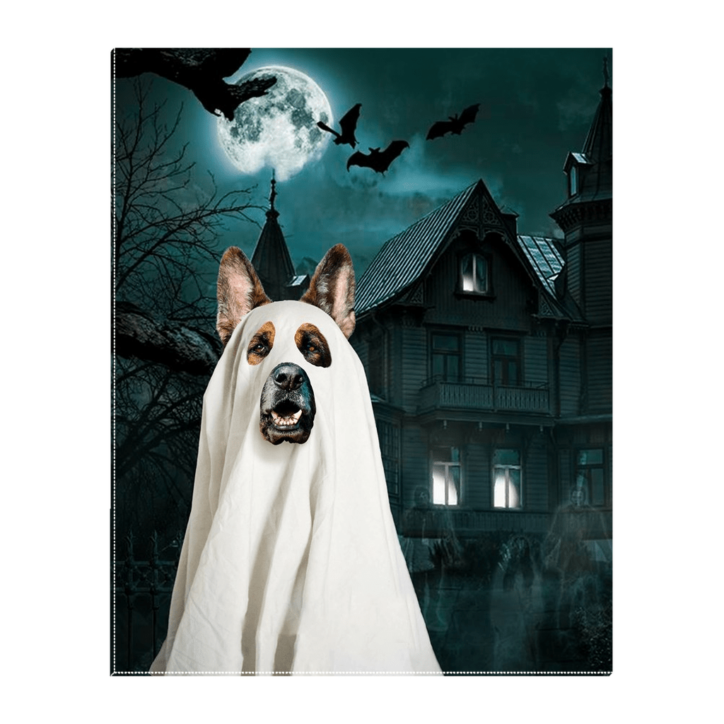 'The Ghost' Personalized Pet Standing Canvas