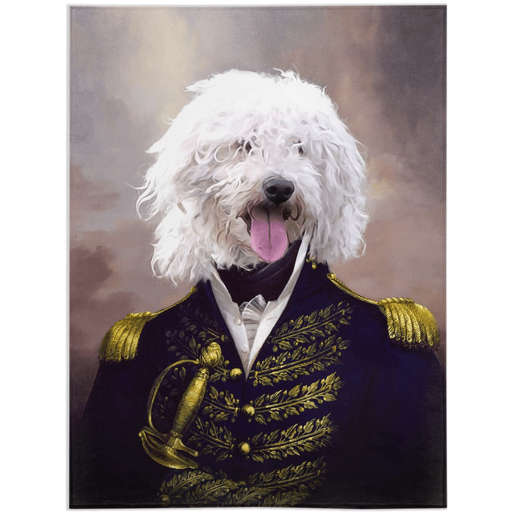 Manta personalizada para mascotas &#39;El Almirante&#39; 