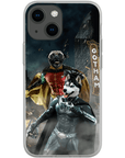 'Bat Dog & Robpaw' Personalized 2 Pet Phone Case