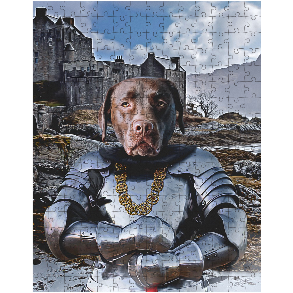 &#39;The Knight&#39; Personalized Pet Puzzle
